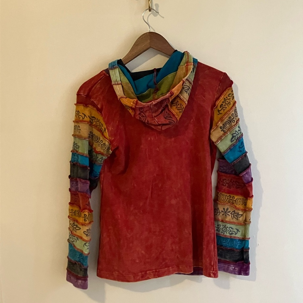 Hippie Cotton Zip Hoodie - Picture 4 of 6